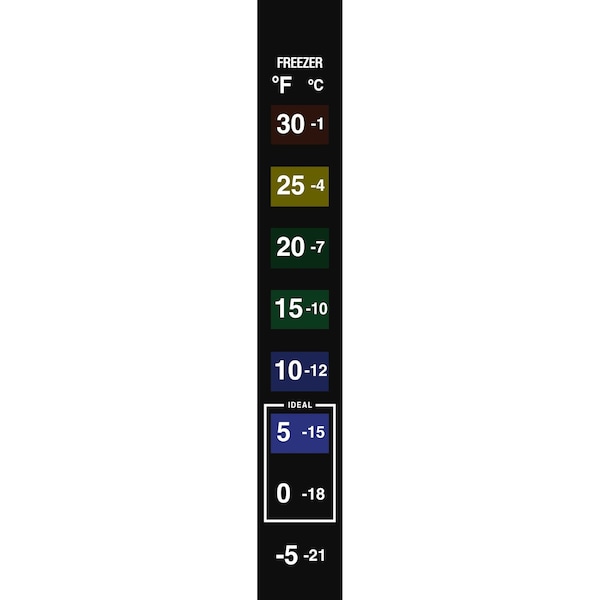 Reusable Low-Temperature Labels, F, PK 10